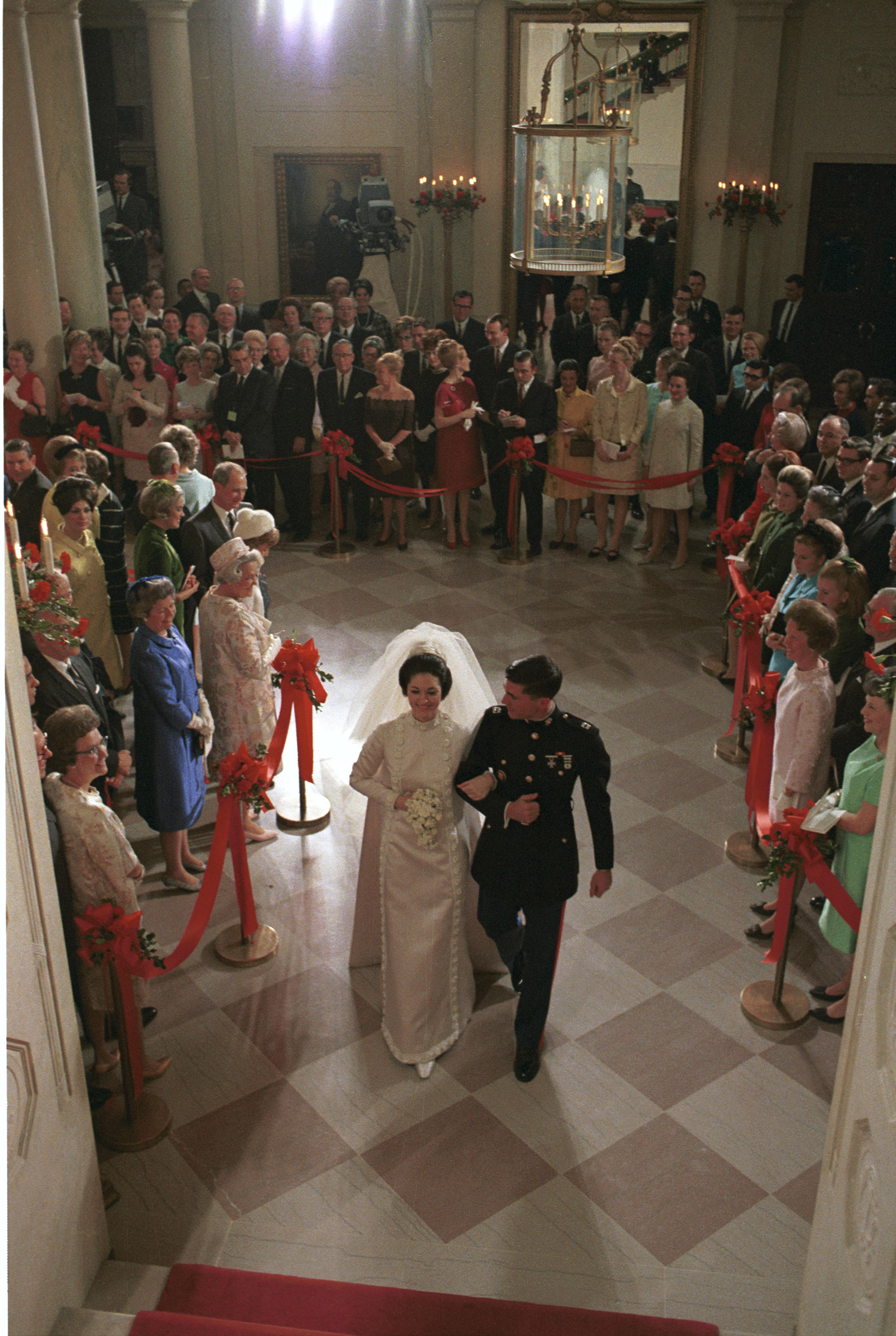 Lynda Bird Johnson and Charles Spittal Robb wedding