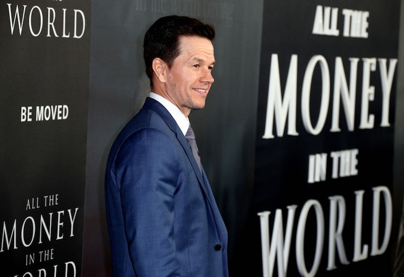 Mark Wahlberg posing at the movie premiere. Mark Wahlberg posing at the movie premiere.