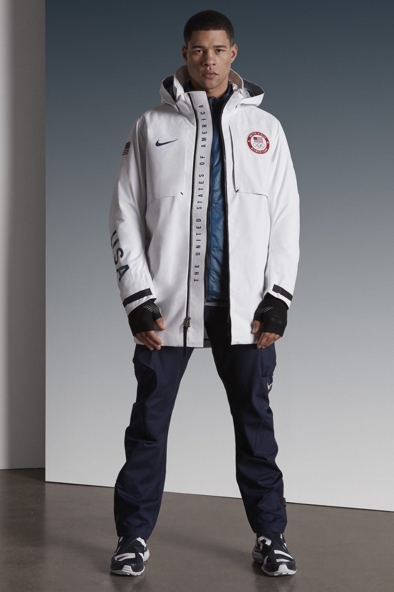 Men's Olympic medal stand outfit by Nike