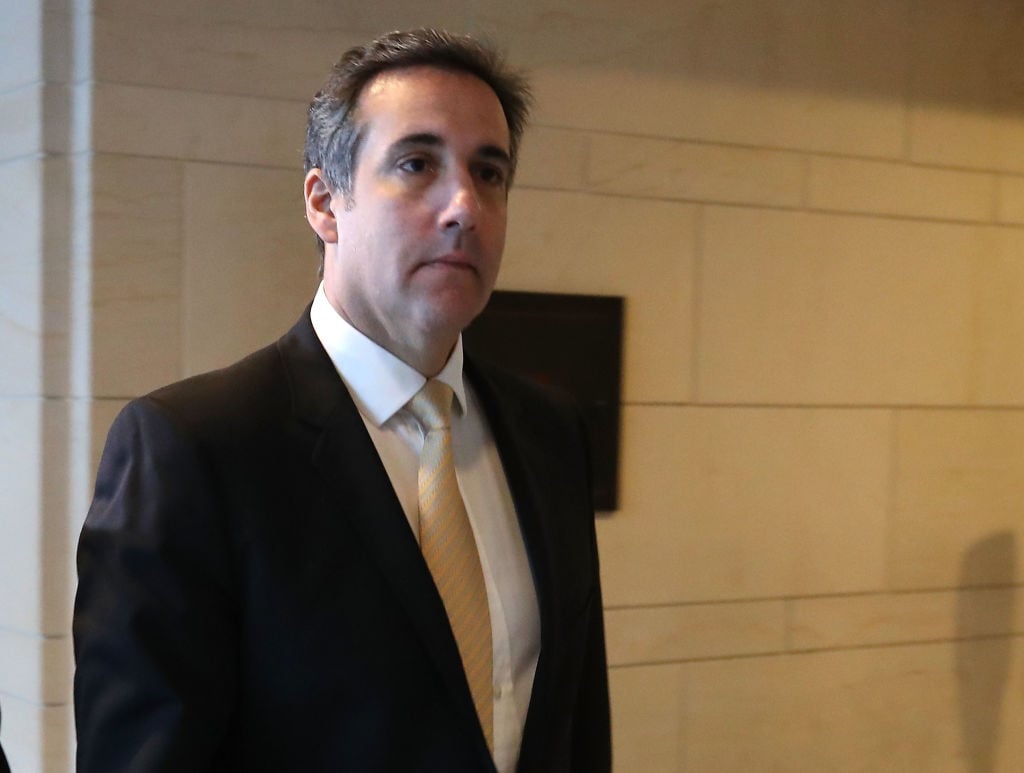 Trump's Personal Attorney Michael Cohen Meets With House Intelligence Cmte.