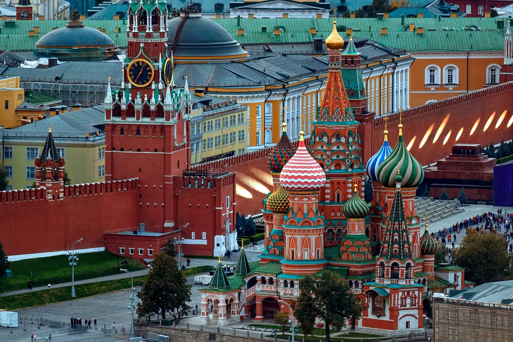 Landmarks of Moscow, Russia, Kremlin