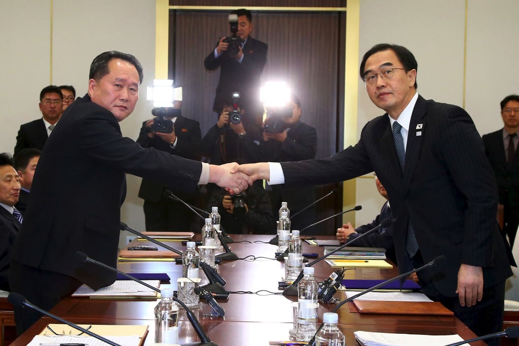 South and North Korea meet to discuss Olympics