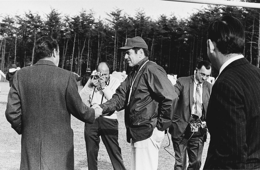 President Richard M. Nixon Visits Washington Redskins - November 1971