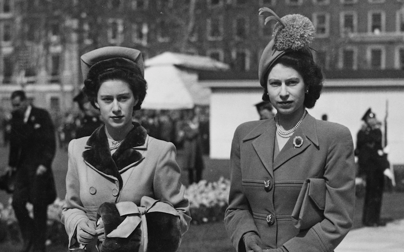 Princess Margaret and Queen Elizabeth