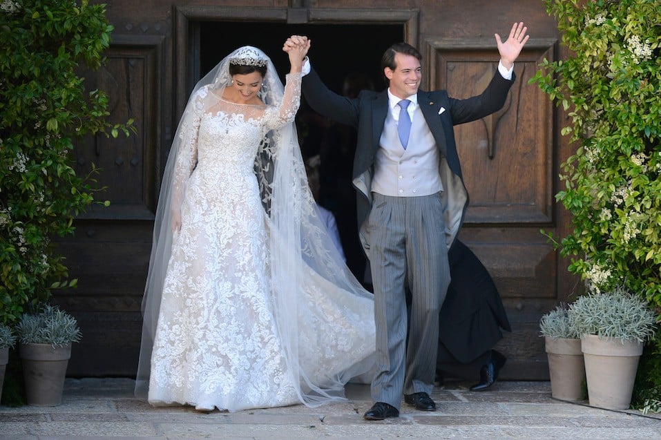 Princess Claire Of Luxembourg and Prince Felix Of Luxembourg depart their wedding ceremony Princess Claire Of Luxembourg and Prince Felix Of Luxembourg depart their wedding ceremony