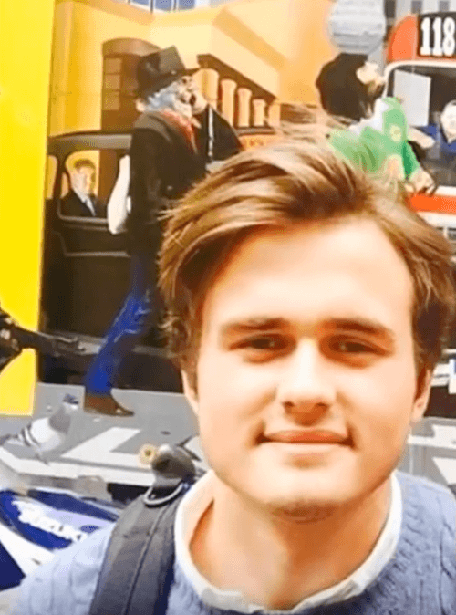 Rory Farquharson's selfie. Rory Farquharson's selfie.