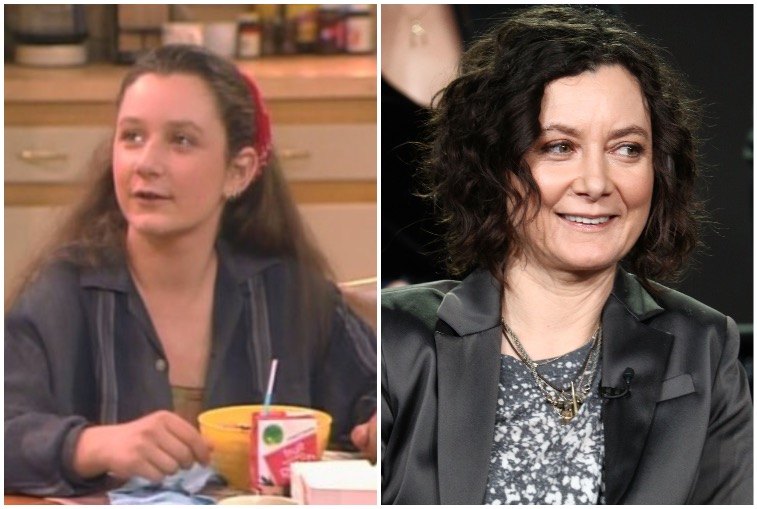 Sara Gilbert collage. Sara Gilbert collage.