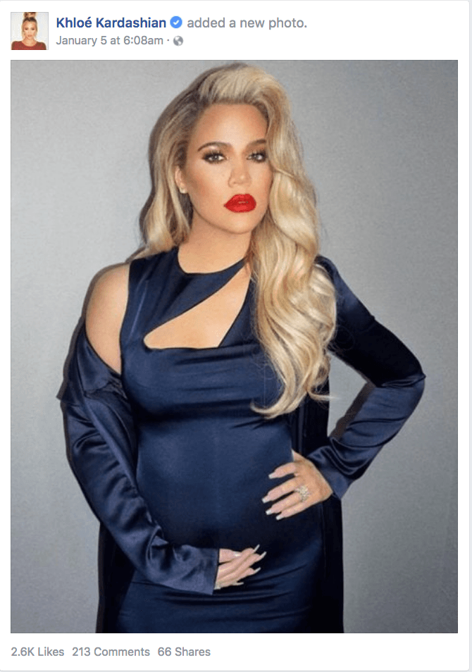 Khloé Kardashian baby bump
