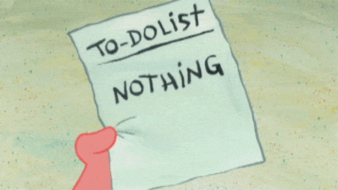 Spongebob lazy gif