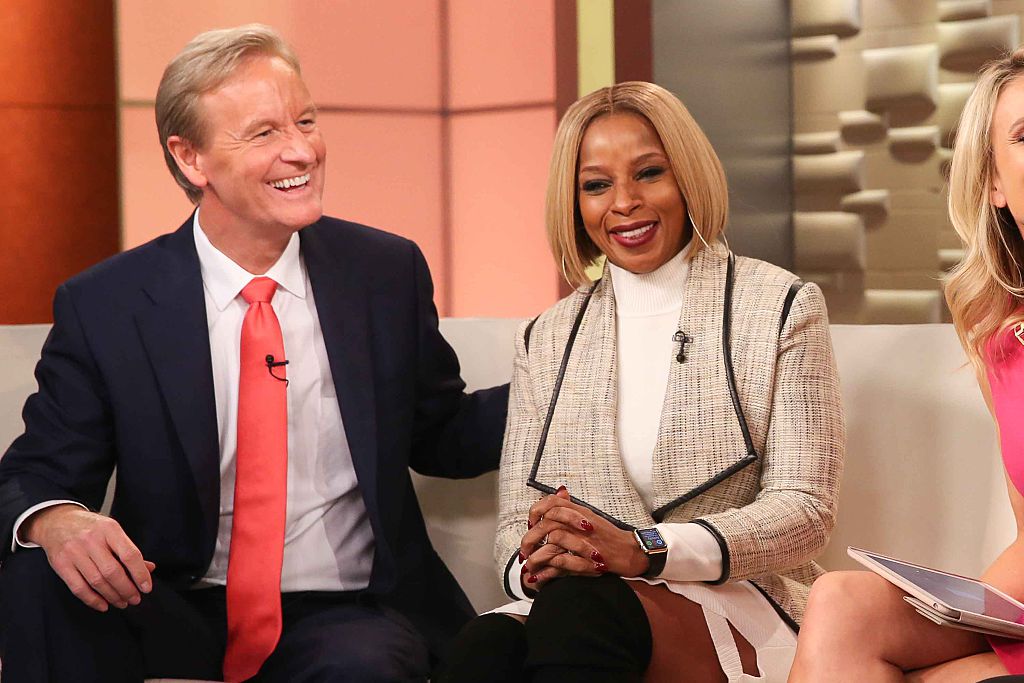 Steve Doocy and Mary J. Blige