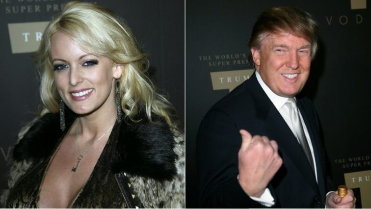 Stormy Daniels and Donald Trump