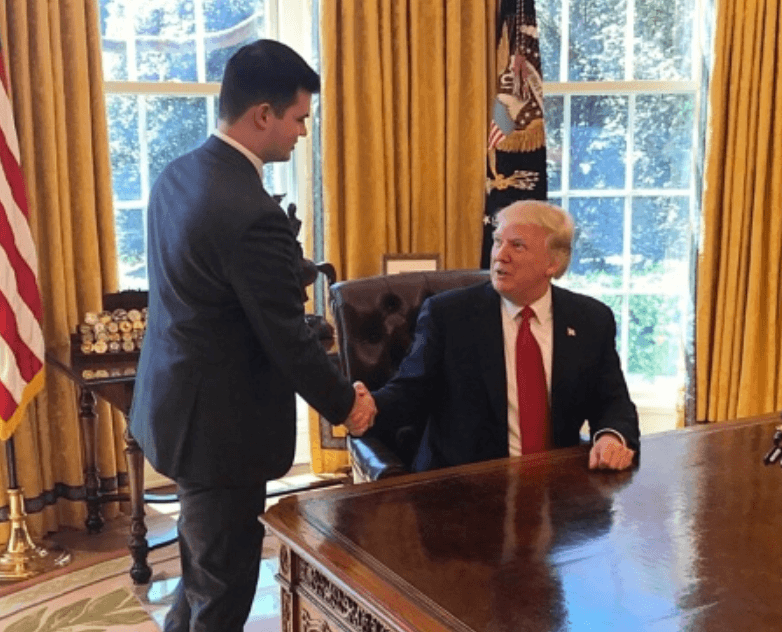 Taylor Weyeneth and trump