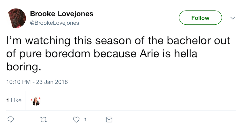 Brooke Lovejones tweet. Brooke Lovejones tweet.