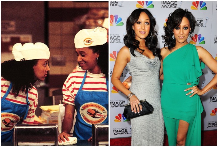Tia and Tamera Mowry collage. Tia and Tamera Mowry collage.