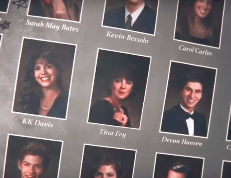 Tina Fey's yearbook photo Tina Fey's yearbook photo