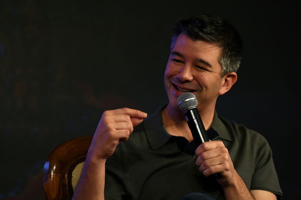 Travis Kalanick Co-founder and Chief Executive Officer (CEO) of US tranportation company Uber Travis Kalanick