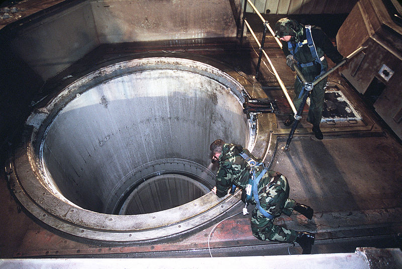 Underground missile launch silo