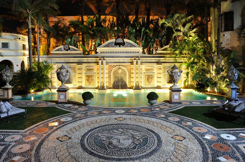 Versace Mansion Backyard