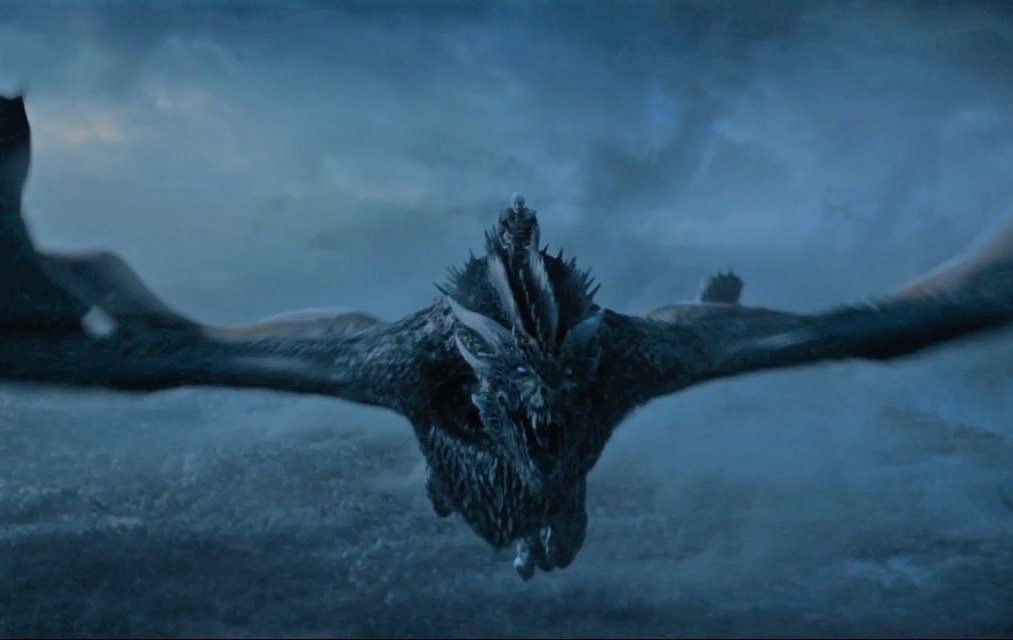 Viserion dragon on Game of Thrones