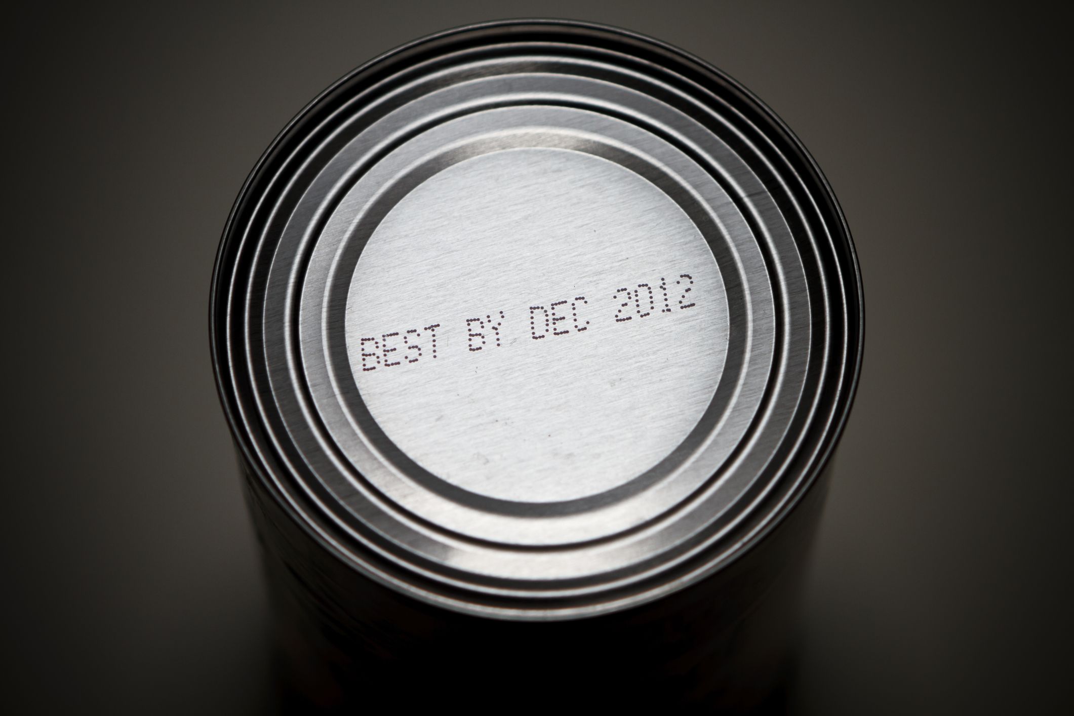 Best by date on bottom of can