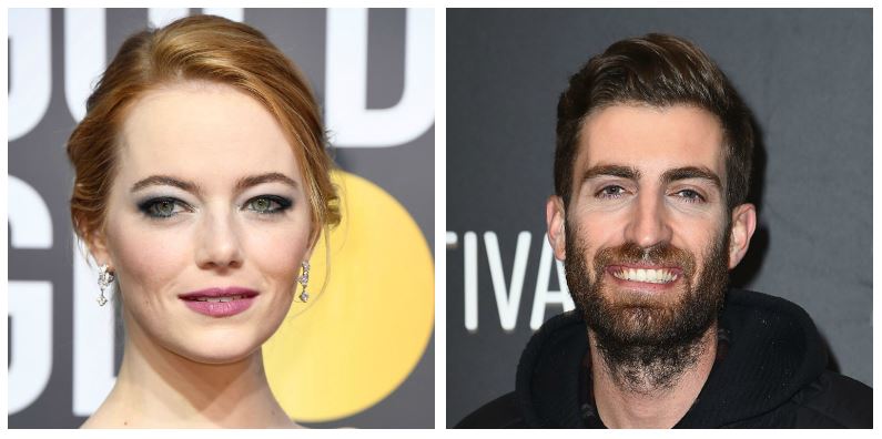 A composite image of Emma Stone and Dave McCray A composite image of Emma Stone and Dave McCray