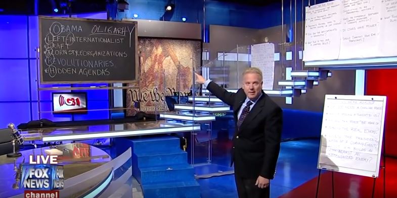 Glenn Beck misspelled "oligarchy" on Fox News