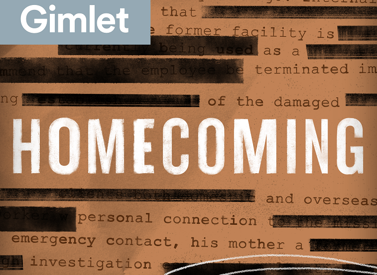 Homecoming podcast logo Homecoming podcast logo