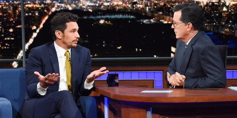 James Franco on The Late Show with Stephen Colbert