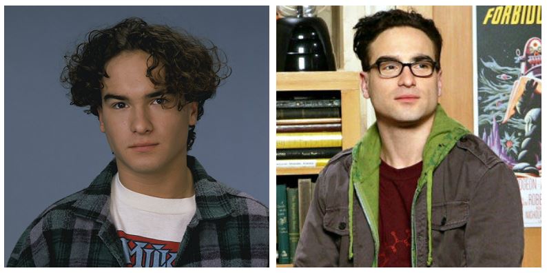 Johnny Galecki then and now
