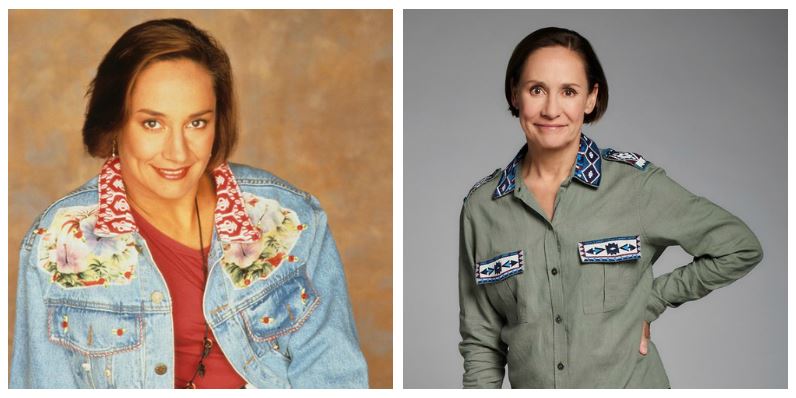 Laurie Metcalf then and now