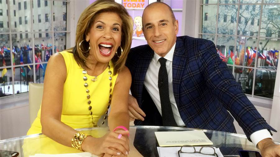 Hoda Kotb and Matt Lauer Hoda Kotb and Matt Lauer