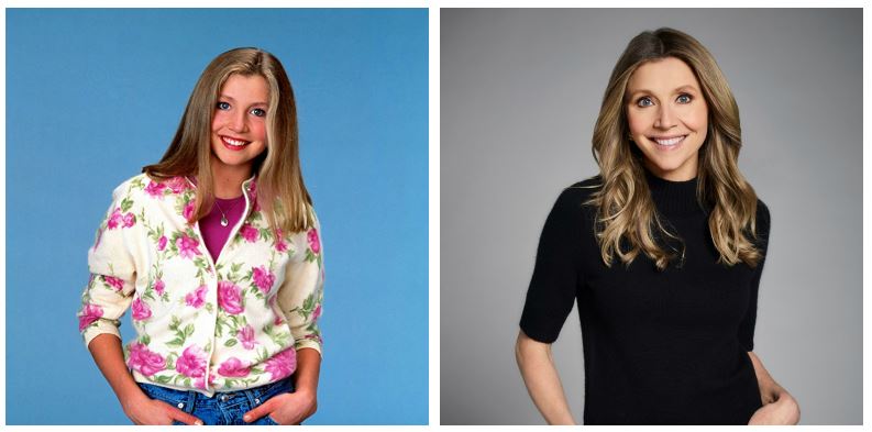 Sarah Chalke then and now