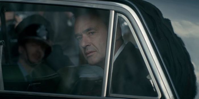 Richard Lintern as Stephen Ward on The Crown