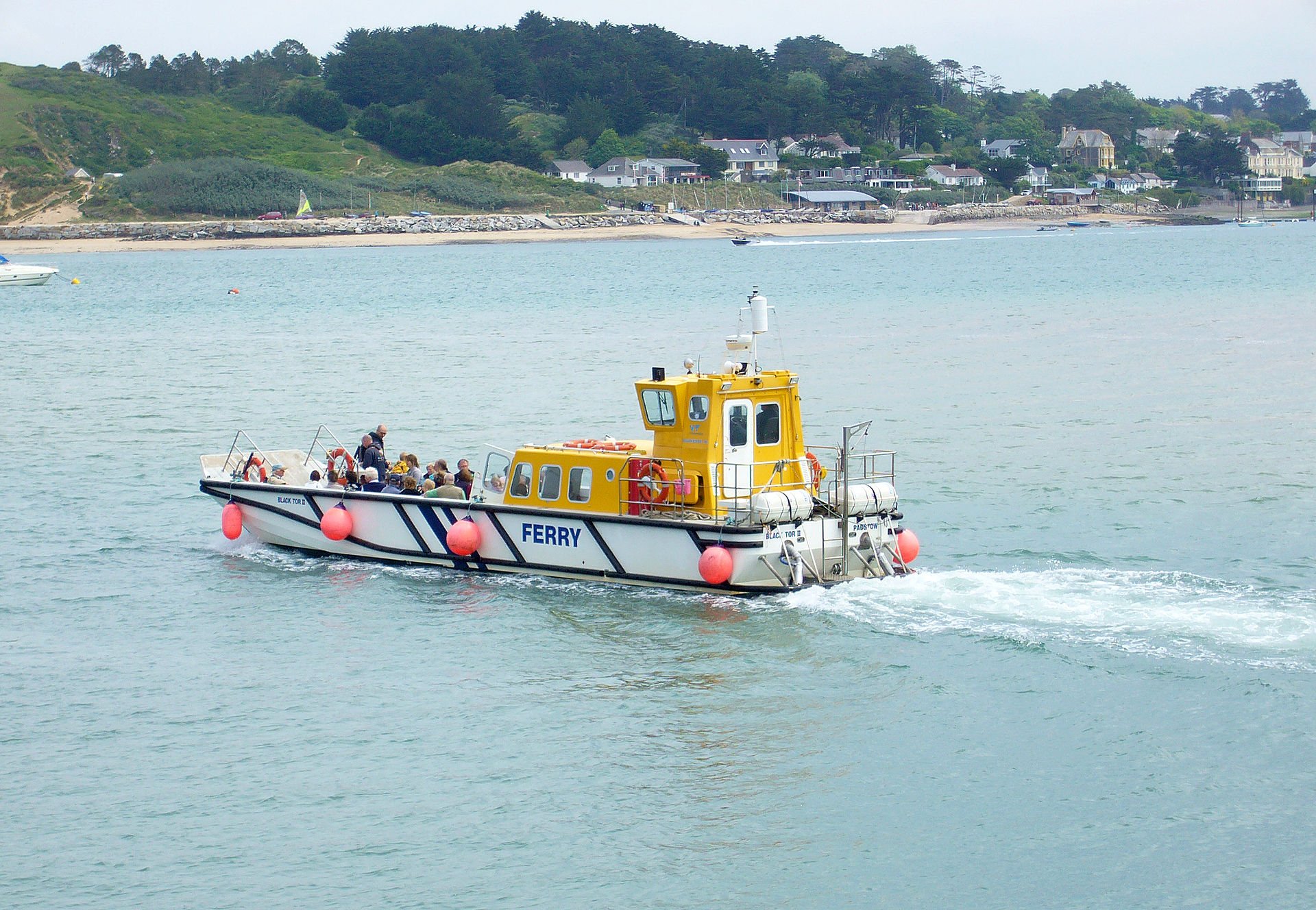 ferry approaching Rock, England