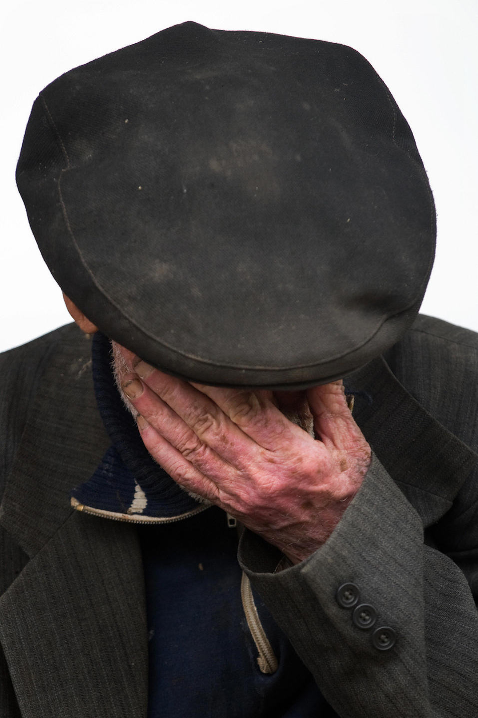 Old man Crying