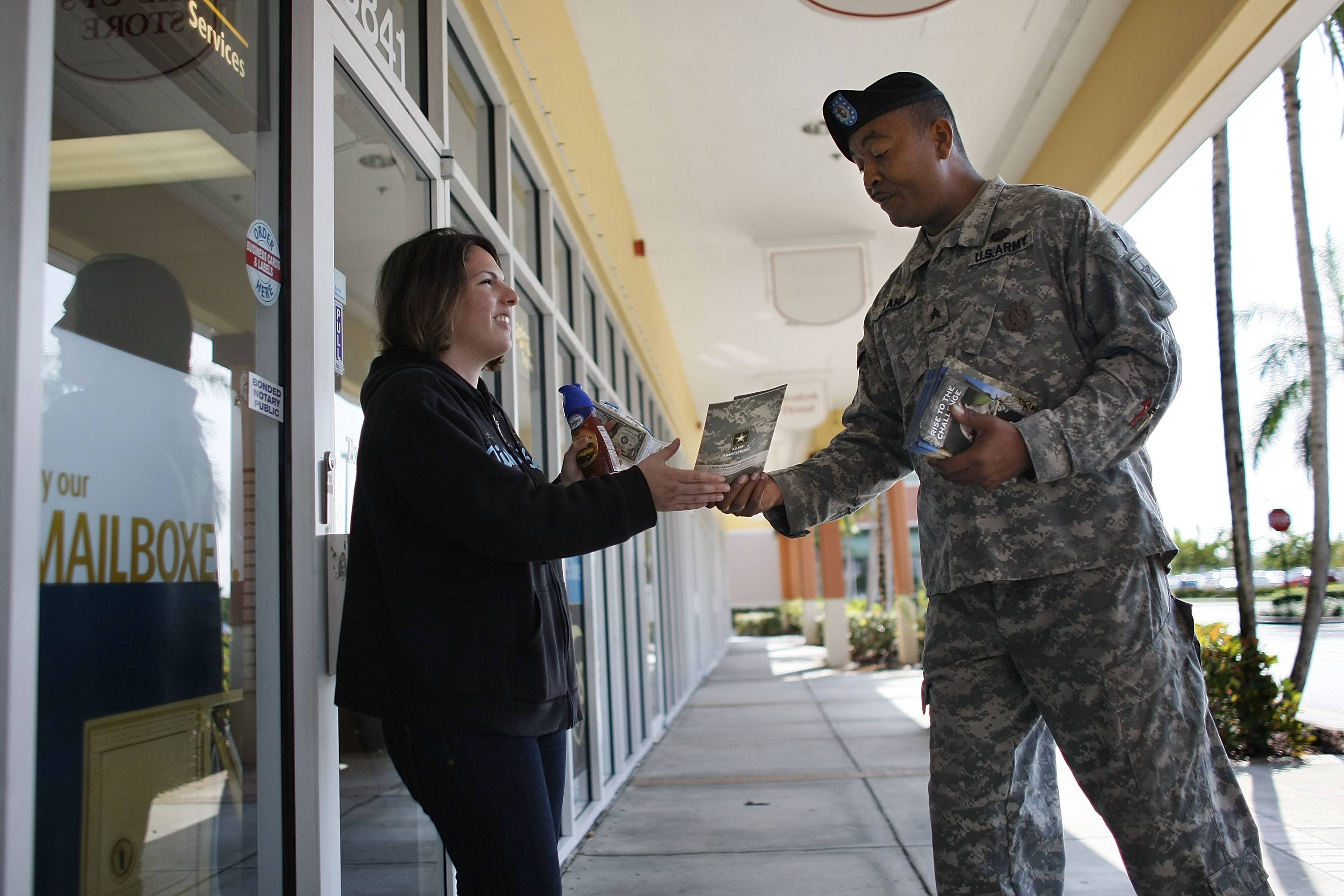 Unemployment Leads To Rise In Military Recruitment