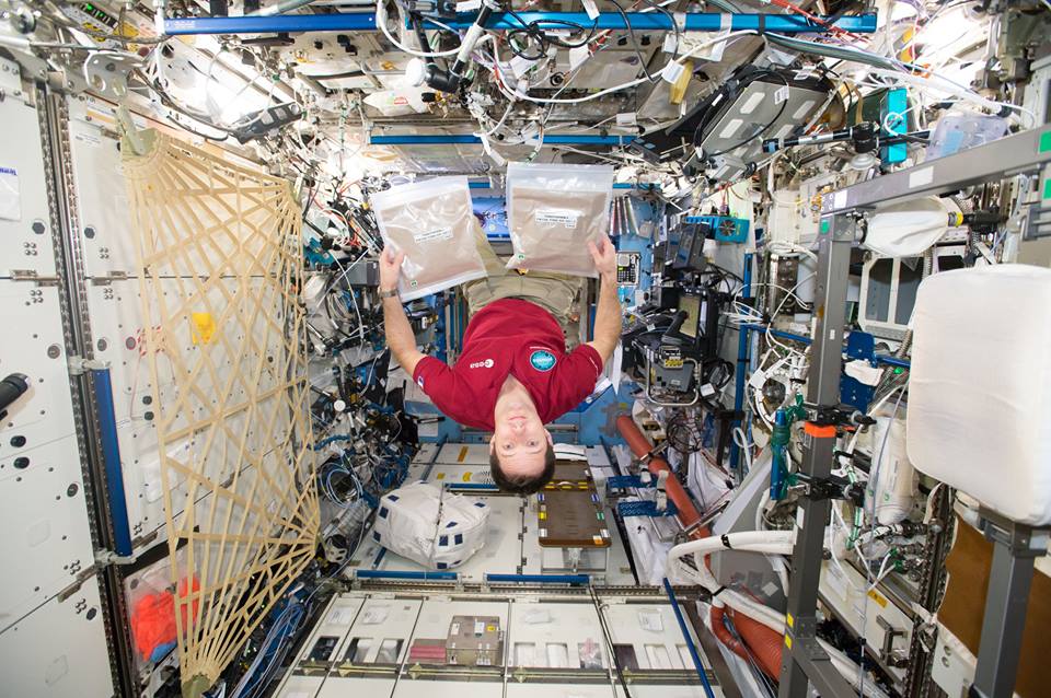 Astronaut food Thomas Pesquet