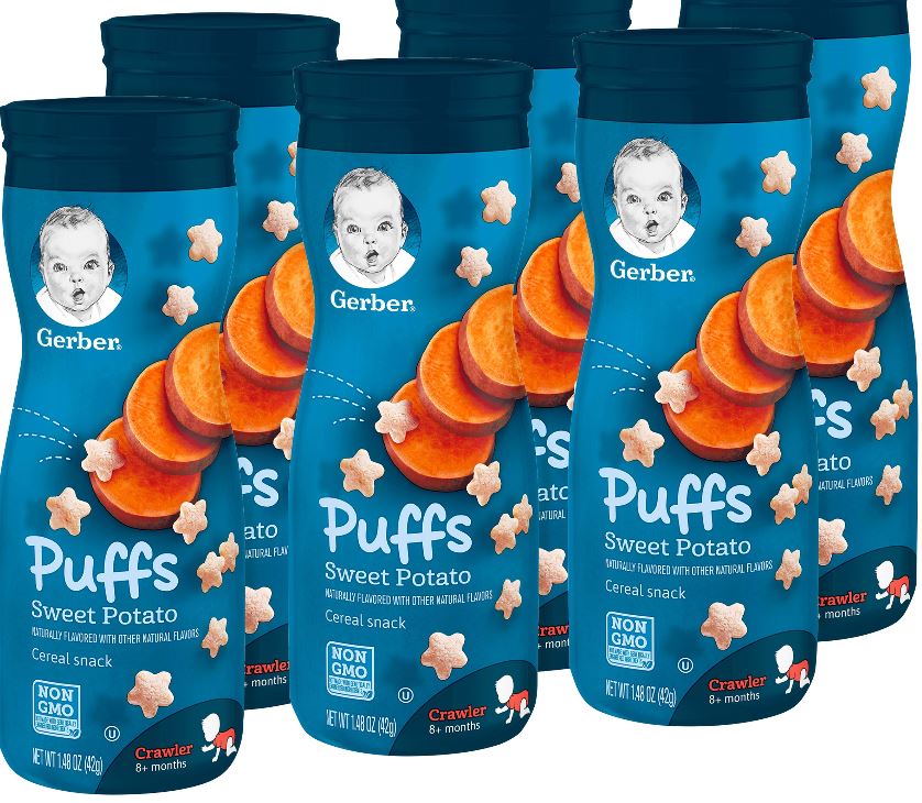 Baby puffs cereal at Walmart