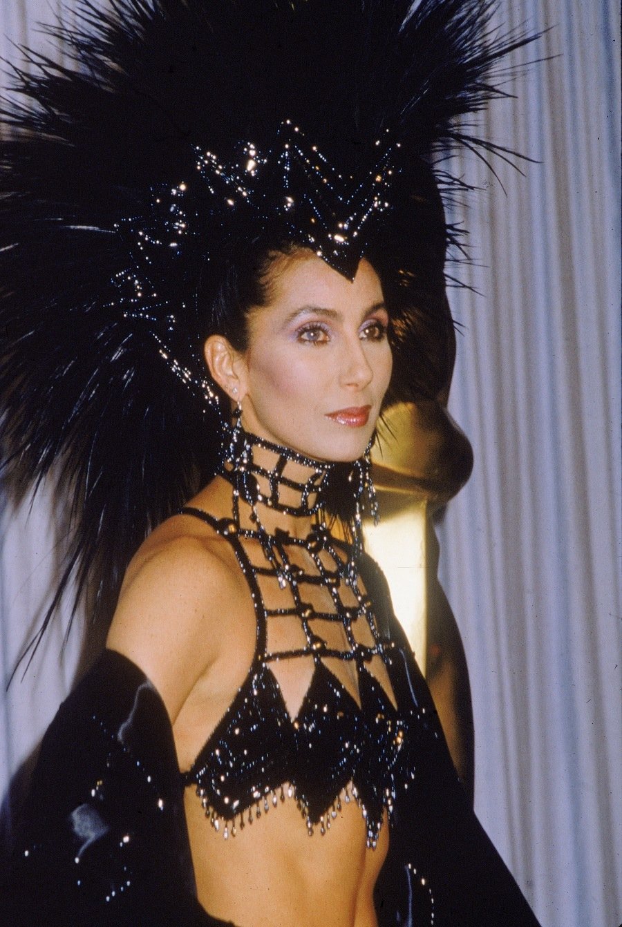 American actor and singer Cher attends the Academy Awards ceremony