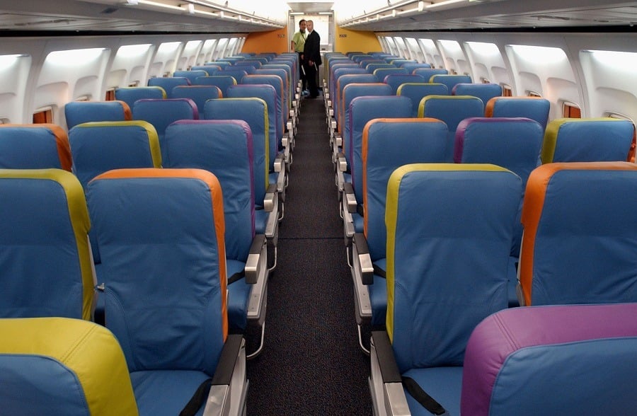 Delta Air Lines interior Delta Air Lines interior