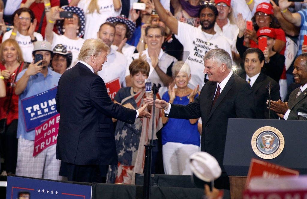 President Trump Holds Rally In Phoenix, Arizona