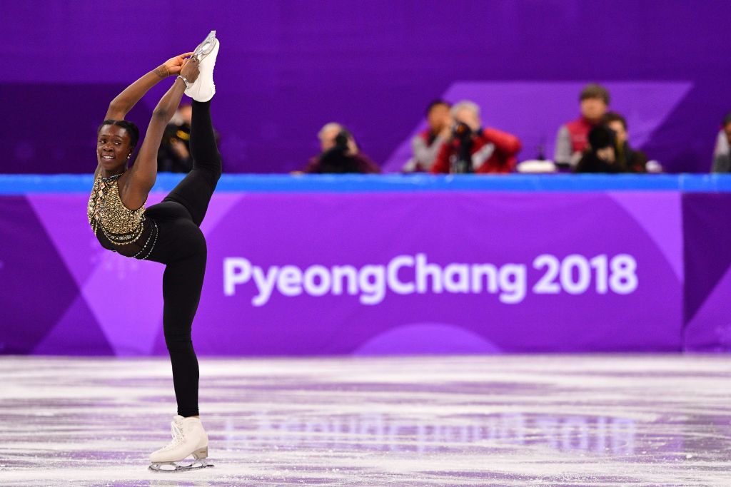 France's Mae Berenice Meite competes in the figure skating team event women's single skating short program France's Mae Berenice Meite competes in the figure skating team event women's single skating short program