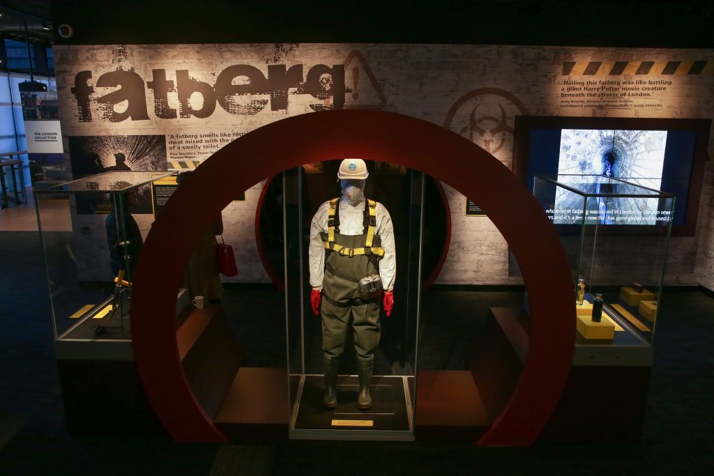 BRITAIN-WASTE-FATBERG-OFFBEAT museum