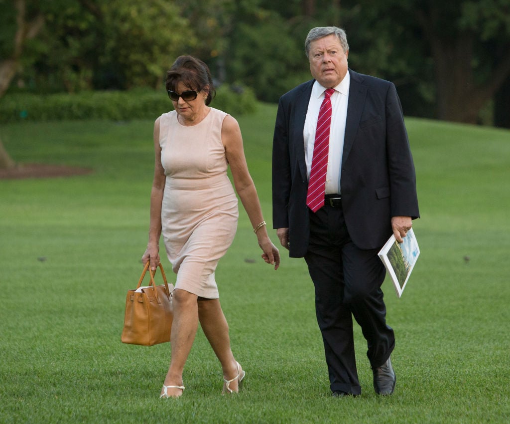 Viktor Knavs and Amalija Knavs, parents of U.S. first lady Melania Trump