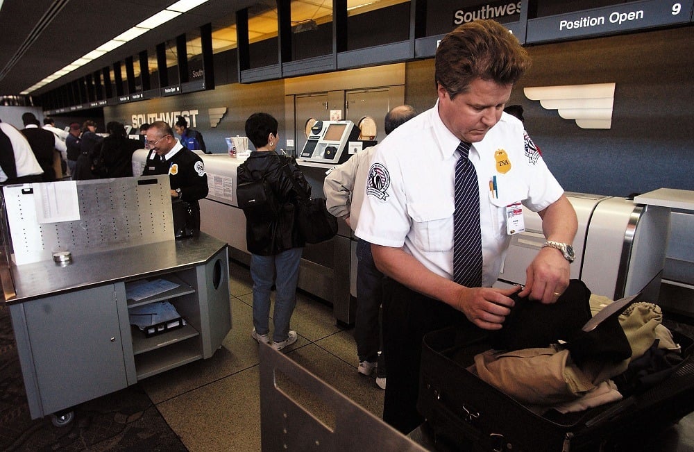 Transportation Security Administration employee at Oakland International Airport