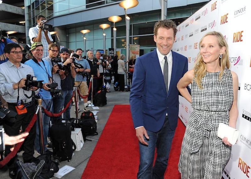 James Tupper and Anne Heche at a movie premiere. James Tupper and Anne Heche at a movie premiere.