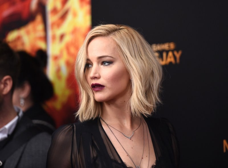 NEW YORK, NY - NOVEMBER 18: Jennifer Lawrence attends "The Hunger Games: Mockingjay- Part 2" New York Premiere at AMC Loews Lincoln Square 13 theater on November 18, 2015 in New York City. (Photo by Jamie McCarthy/Getty Images) NEW YORK, NY - NOVEMBER 18: Jennifer Lawrence attends "The Hunger Games: Mockingjay- Part 2" New York Premiere at AMC Loews Lincoln Square 13 theater on November 18, 2015 in New York City. (Photo by Jamie McCarthy/Getty Images)