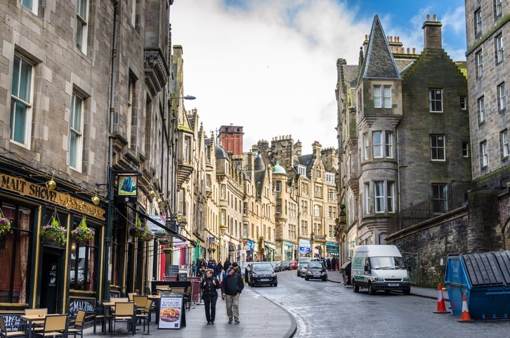 Edinburgh, Scotland, city center
