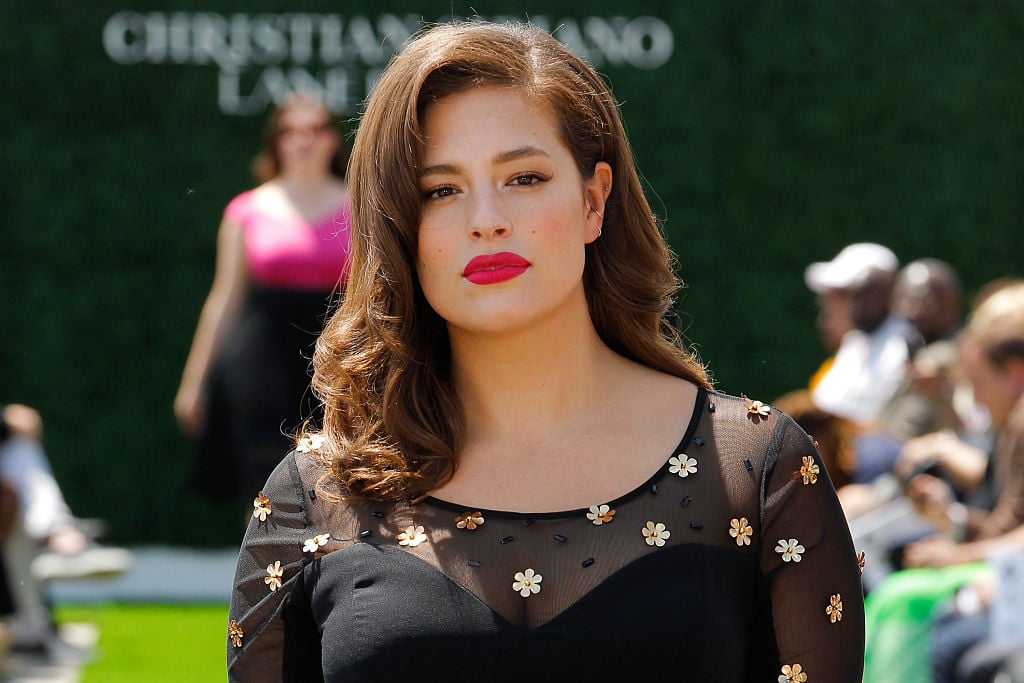 Model Ashley Graham walks the runway at the Christian Siriano X Lane Bryant Collection at United Nations on May 9, 2016 in New York City.