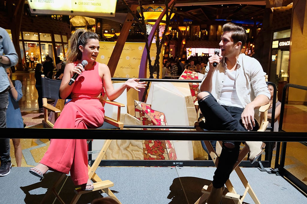 Jojo Fletcher and Jordan Rodgers attend Special Edition Reality Check with Jojo Fletcher of the Bachelorette as part of Mohegan Sun's 20th Anniversary Celebration at Mohegan Sun on October 14, 2016 in Uncasville, Connecticut. Jojo Fletcher and Jordan Rodgers attend Special Edition Reality Check with Jojo Fletcher of the Bachelorette as part of Mohegan Sun's 20th Anniversary Celebration at Mohegan Sun on October 14, 2016 in Uncasville, Connecticut.
